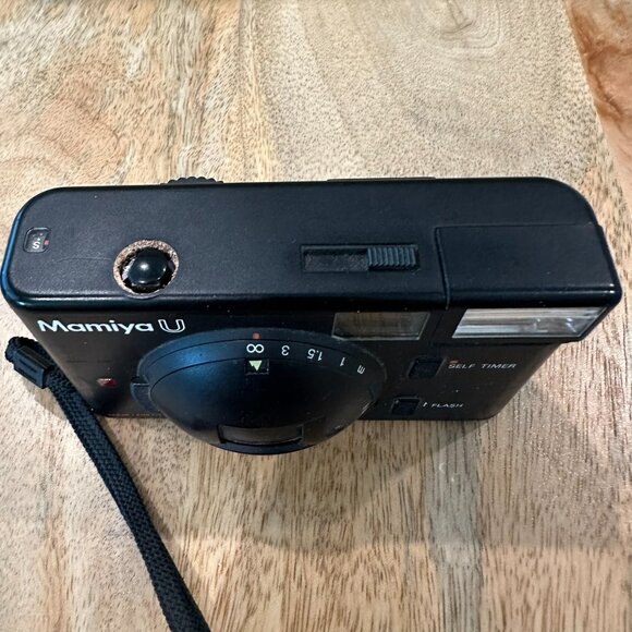 Mamiya U 35mm Point & Shoot Film Camera f/2.8 Lens Black Untested - Picture 5 of 14